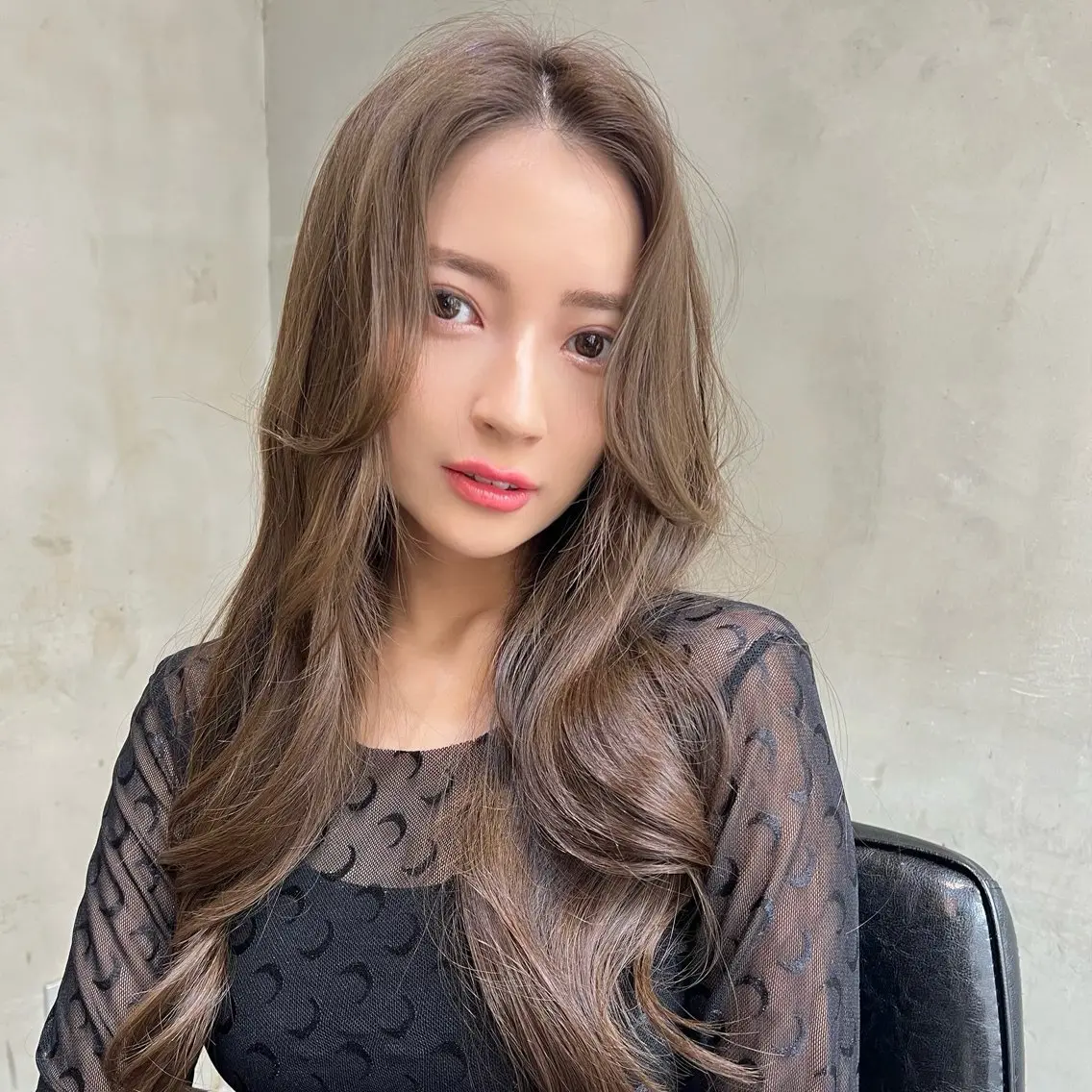 【💐3回まで使える💐】カット+イルミナカラー+高濃度髪質改善トリートメント #韓国ヘアの写真