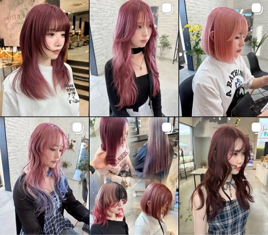 カラー ヘアカラー トリートメント 👑カラー特化/ 暗髪/艶髪/髪質改善のヘアスタイル