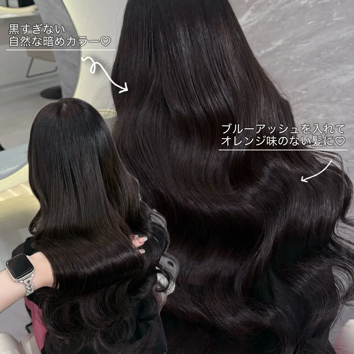 ロング カラー かのん/ワンカラー モデル募集中♪のヘアスタイル