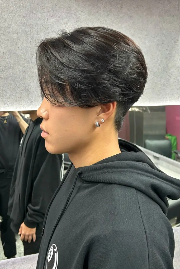 ショート カラー メンズ カット ヘアセット メンズスタイリスト 前田雄輝のヘアスタイル