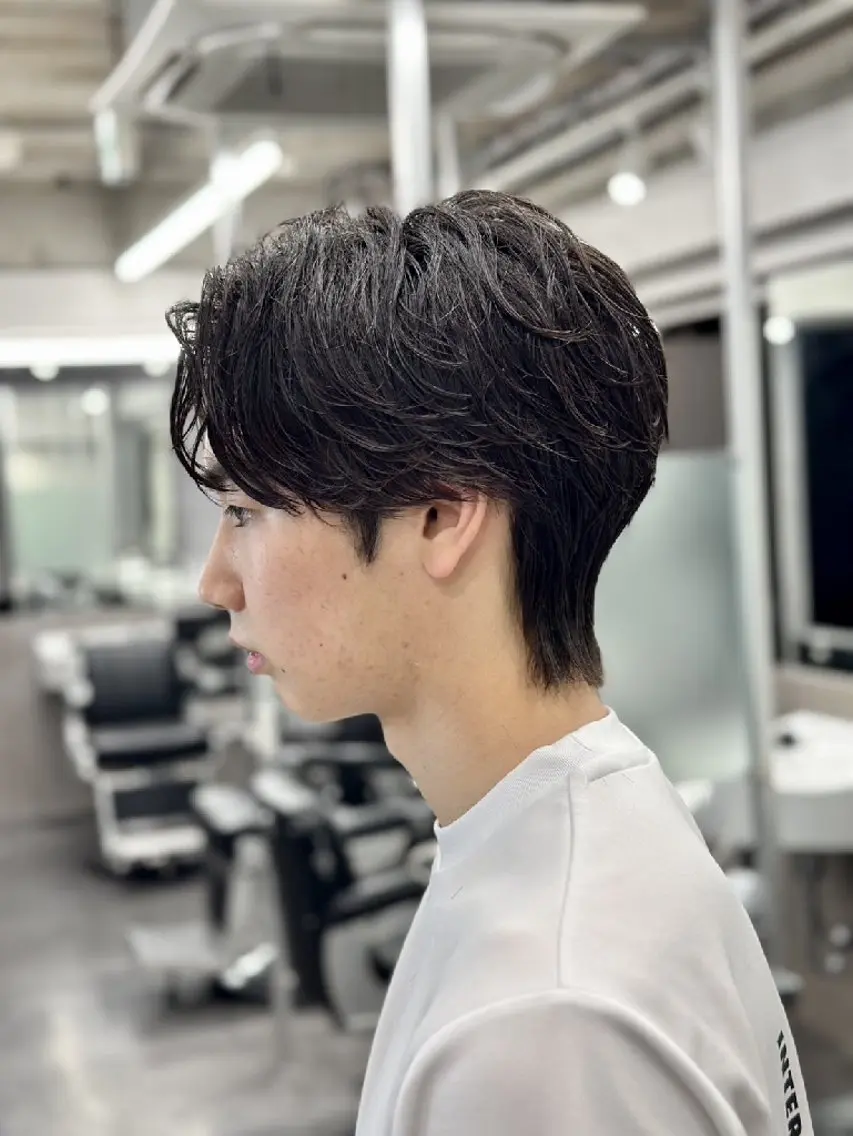 メンズカット+ニュアンスパーマの写真