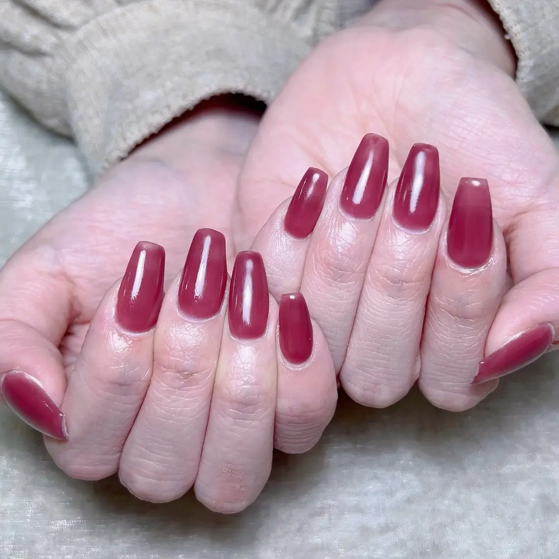 メンズ ネイル メンズ韓国風 アートネイル オーロラネイル ガーリー キラキラネイル ハンドネイル Nail salon 木にいるのネイルデザイン