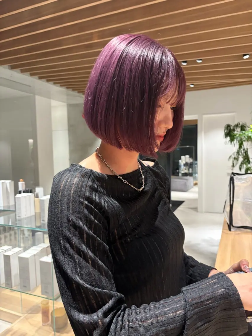 カラー ヘアカラー 大庭 鈴歌のヘアスタイル