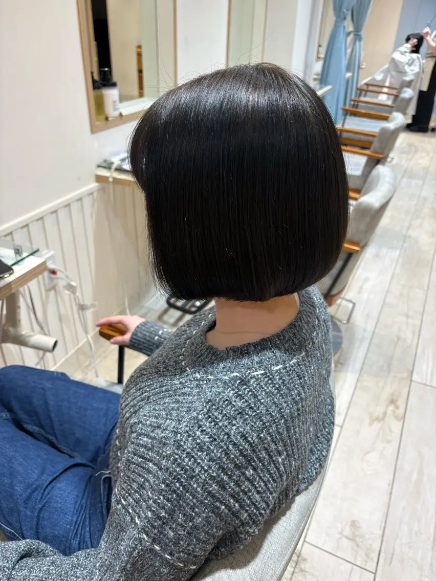 🍒ボブカット🍒ダメージケアシャンプー/1stepトリートメント✨(ショートボブも〇)の写真