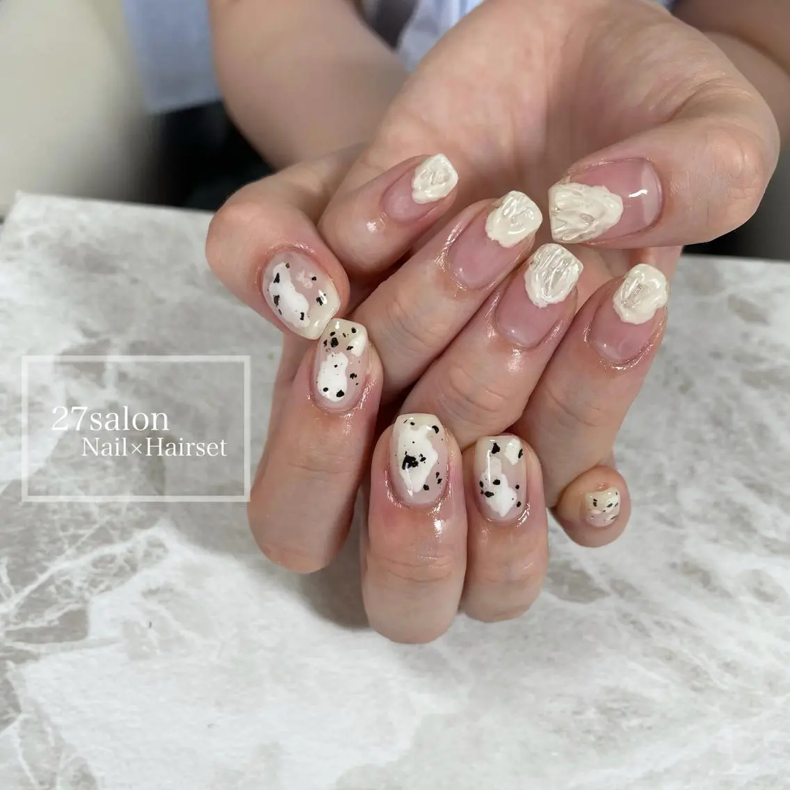 ネイル 韓国ネイル 27salon yuinaのネイルデザイン