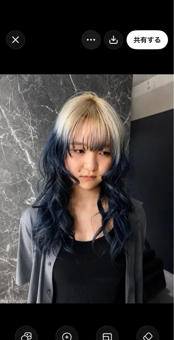 ロング カラー 【暖色カラー＋色持ち 重視】💟まなみのヘアスタイル