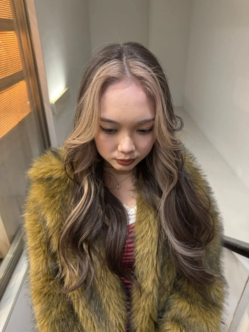 ロング ヘアカラー カットモデル募集 ✂︎❤️/ユーナのヘアスタイル
