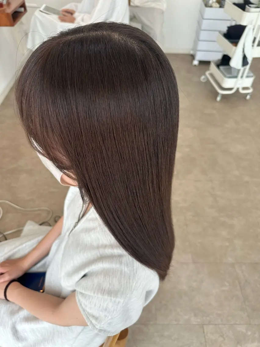 カラー 🍃 𝙍𝙀𝙉𝘼のヘアスタイル