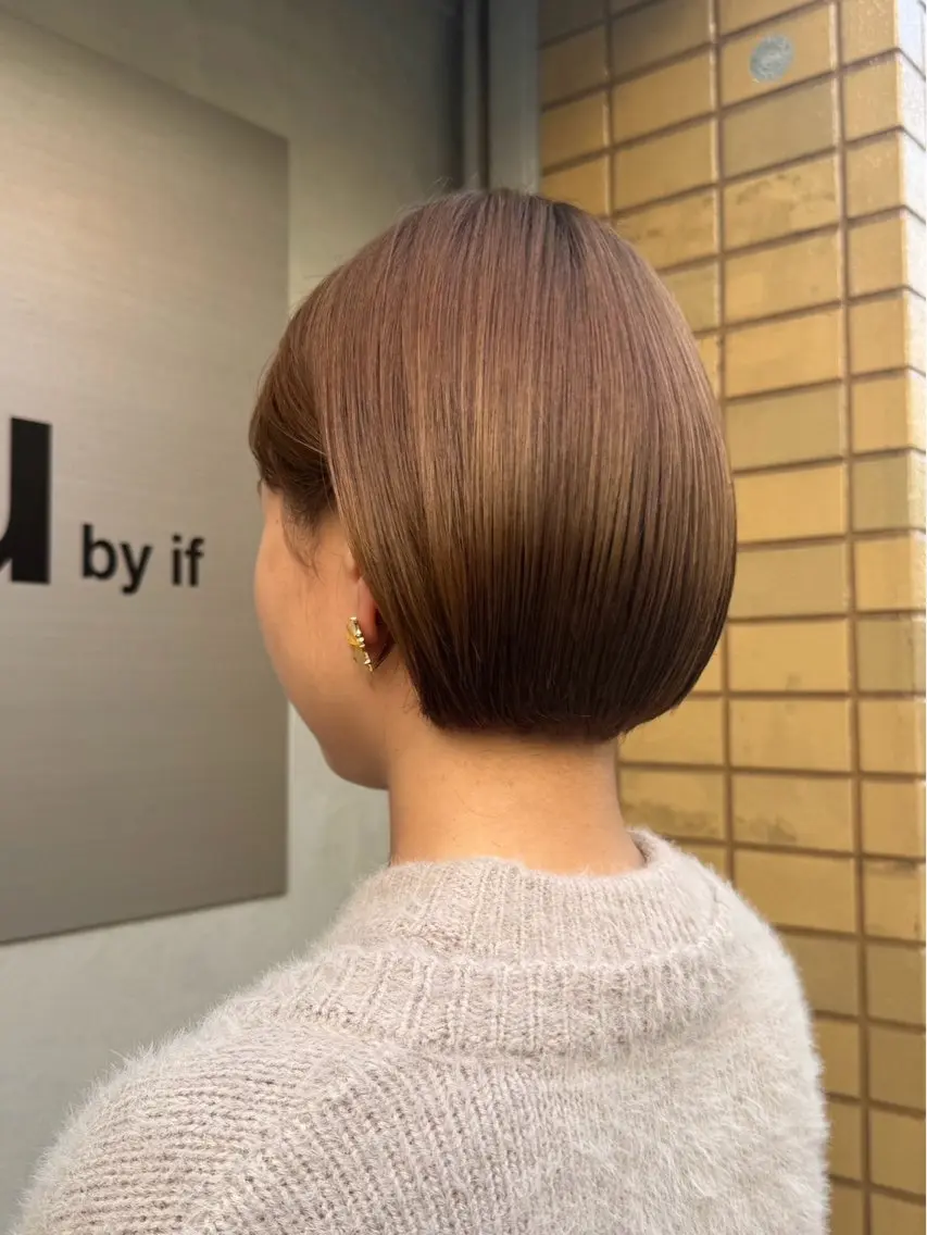 ショート カラー 武藤 美羽のヘアスタイル