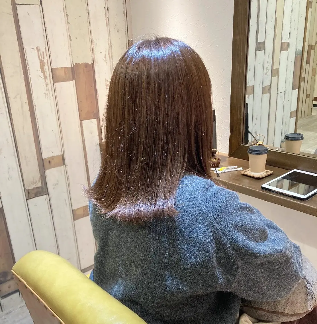 【ミニモ限定価格☆】カット＋カラー＋ラメラメトリートメントの写真