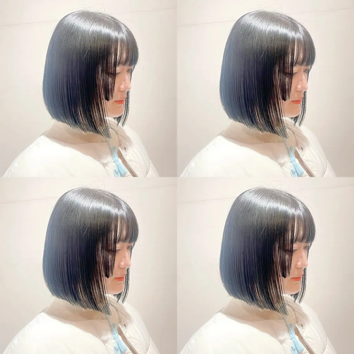 🦋《 minimo新規限定価格 》 🌸 前髪・顔周りカット + ケアカラー + トリートメント 🦋《ロング料金込》の写真