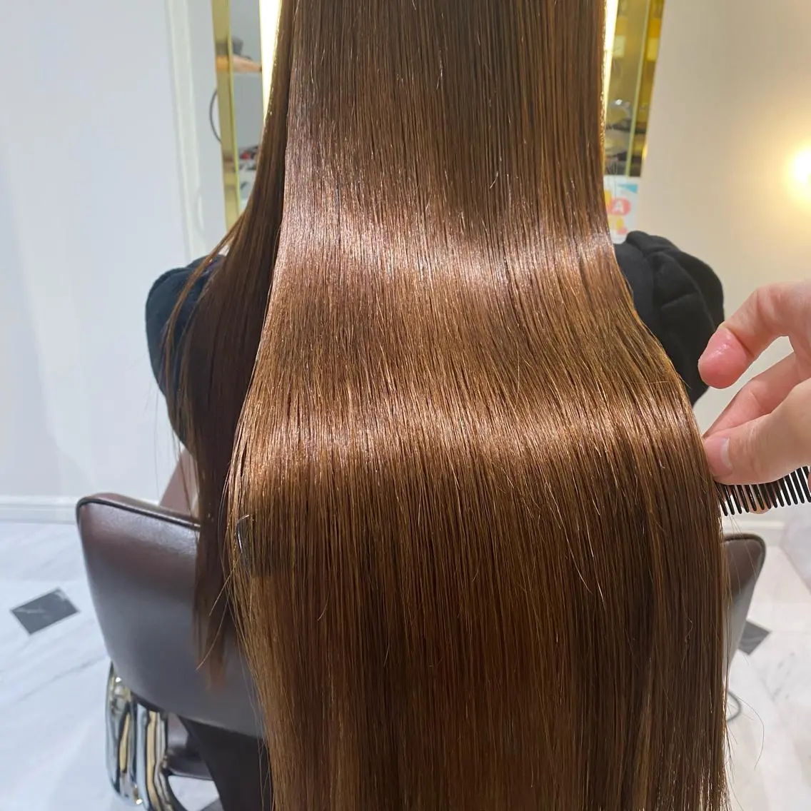 ロング カラー 髪質改善 ヘアカラー トリートメント 梅田中崎町髪質改善 /オキヒロト/エコルのヘアスタイル