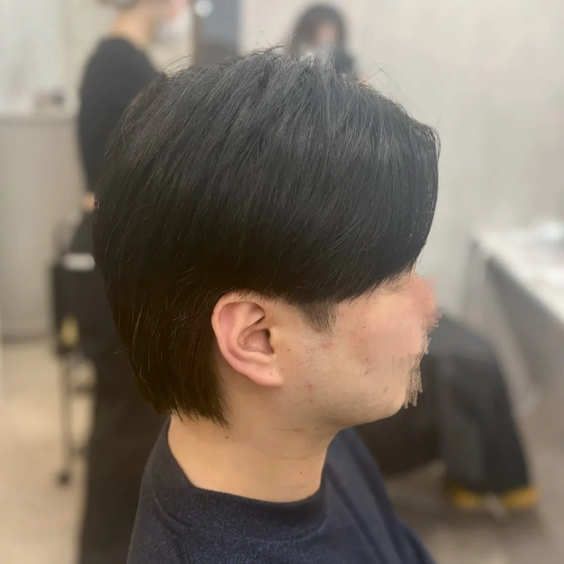 メンズ カット シースルーマッシュ 🍒毛流れ🖤アヤネのヘアスタイル