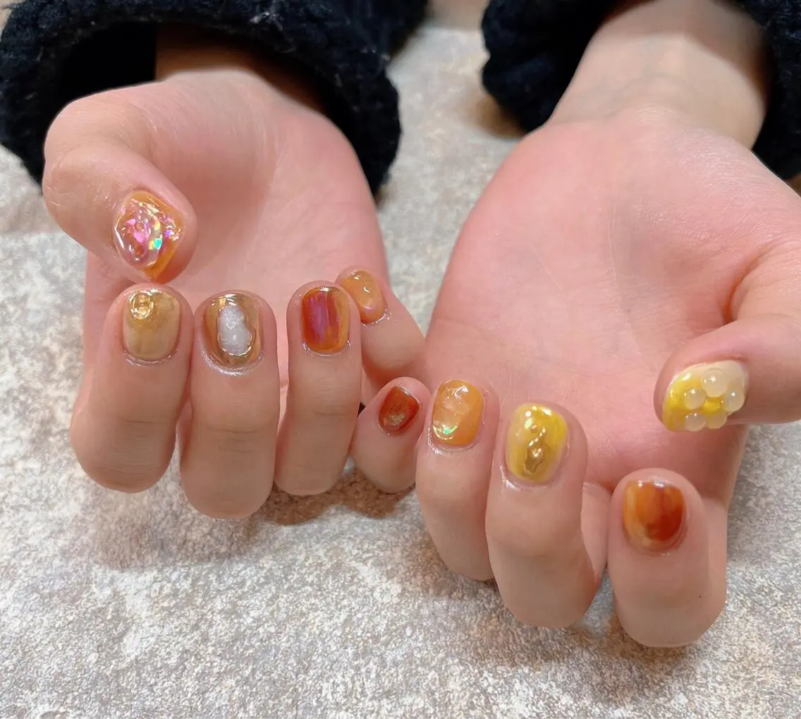 ネイル ハンドネイル LOVE NAIL 💕Sonoのネイルデザイン