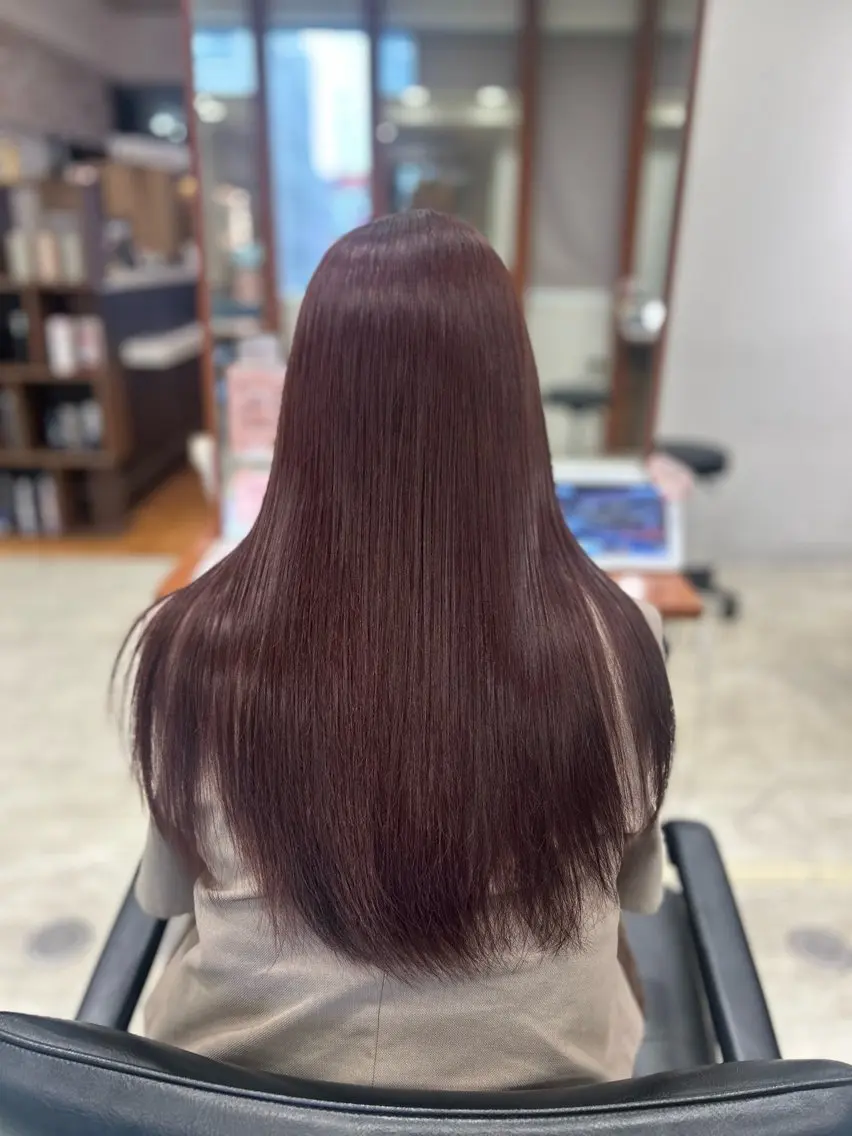 カラー ラベンダーカラー ピンクカラー ピンクラベンダー ヘアカラー 🎀透明感/レイヤ ー/Kotona🎀のヘアスタイル