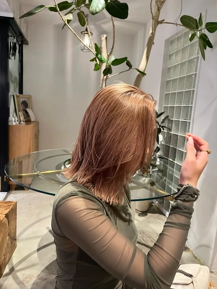 ミディアム カラー lety /神戸元町のヘアスタイル