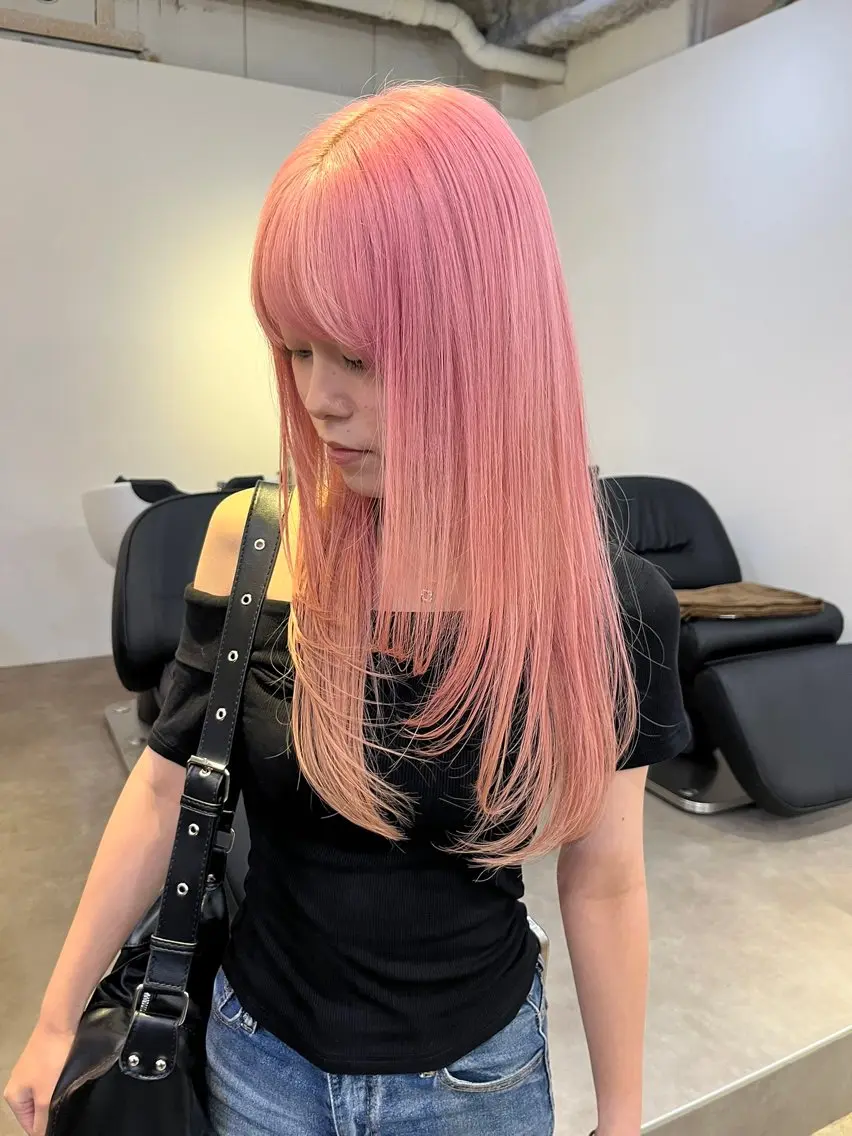 ロング カラー ヘアカラー Sanaダブルカラー ✨️パルコ徒歩1分のヘアスタイル