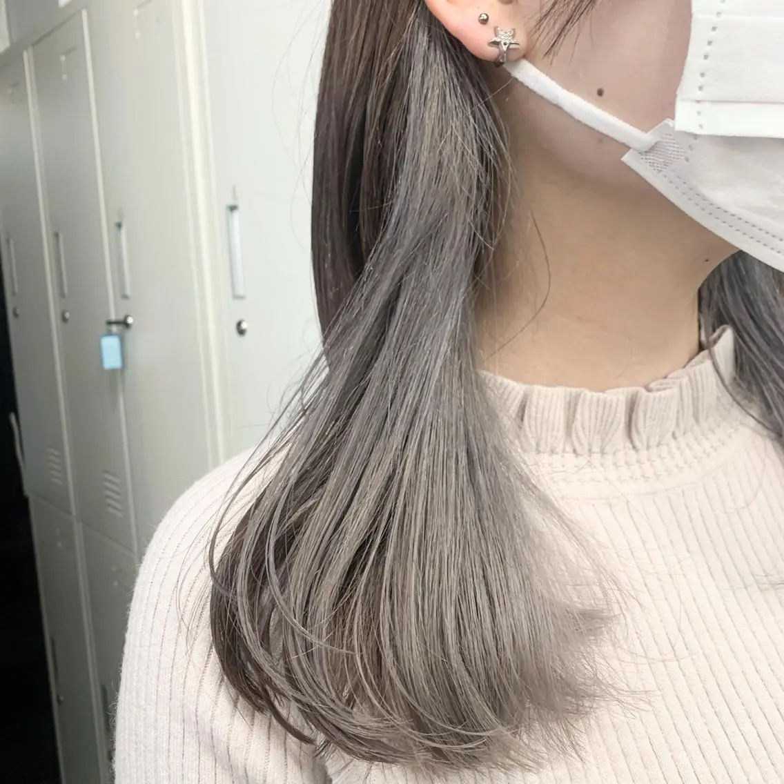 ロング カラー ヘアカラー トリートメント 赤みゼロ/透明感 カラー🌿KANTAのヘアスタイル