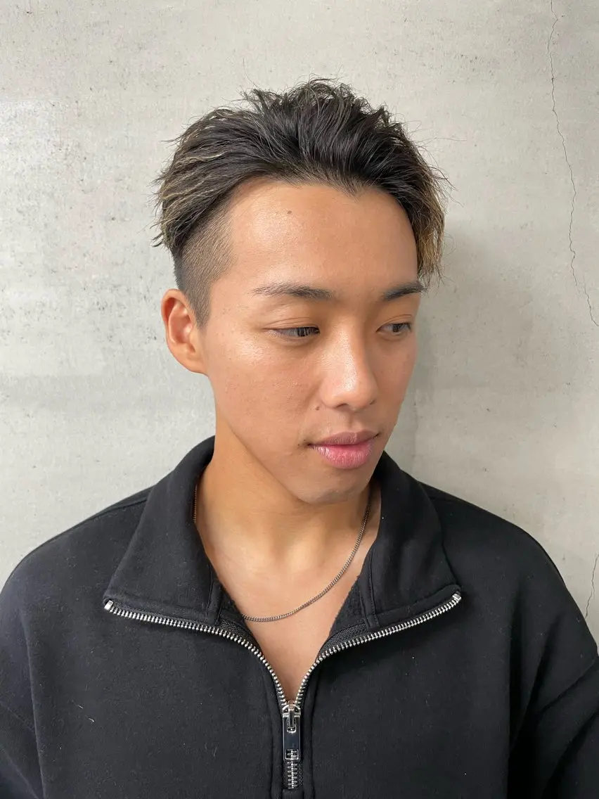 ショート パーマ メンズ カット パーマ トリートメント 亀井隆汰/メンズ専門 パーマ特化美容師のヘアスタイル