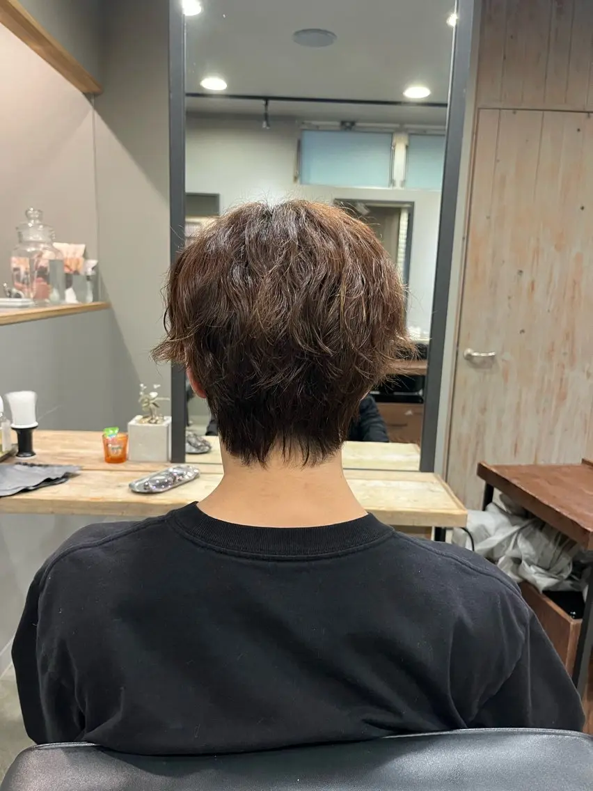 メンズ メンズパーマ カット ひかる 🌀のヘアスタイル