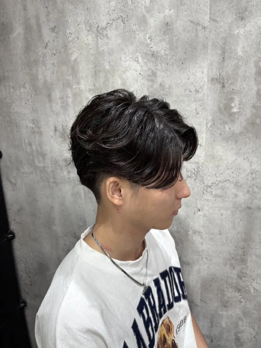パーマ 🇰🇷ダウンパーマ 毛流れヘア🪽藤原のヘアスタイル