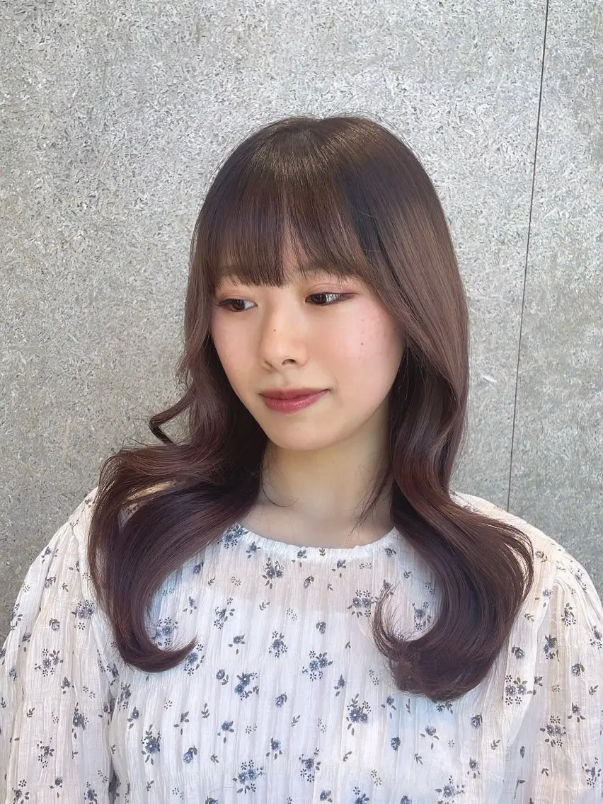 ロング カラー 韓国風ヘア 🫧艶感モテヘア🫧 Moka/麻布十番のヘアスタイル