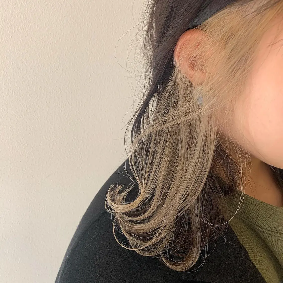 セミロング カラー ヘアアレンジ 🍒暖色✖️レイヤー /Haruna🍒のヘアスタイル