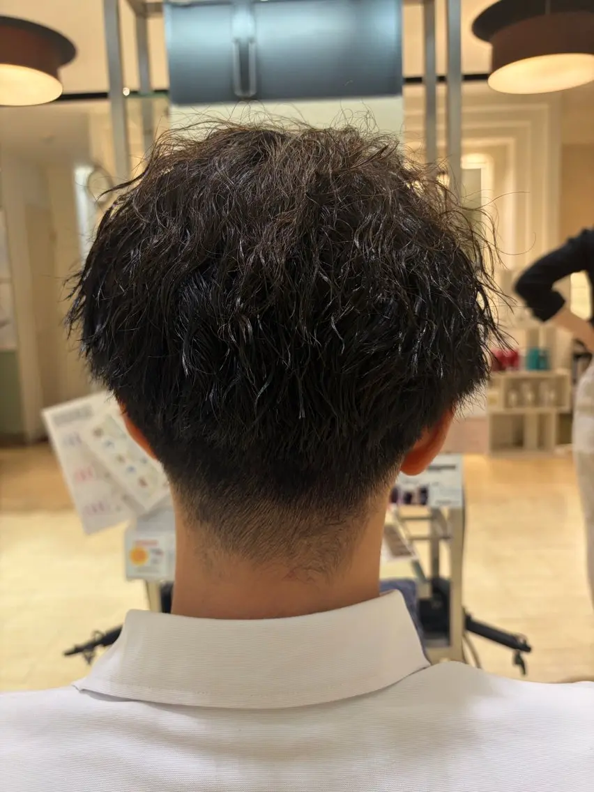 メンズカット＋パーマ🛁波巻き、ツイストパーマなど特殊パーマは対象外の写真