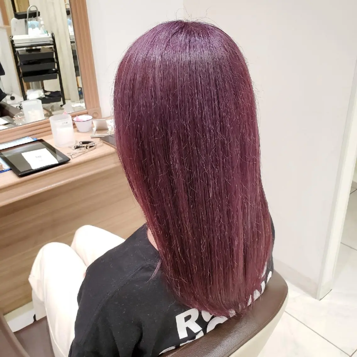 セミロング カラー ブリーチ ラベンダーカラー ラベンダーピンク ピンクカラー カラー特化🔥中村 和貴<Ash津田沼>のヘアスタイル