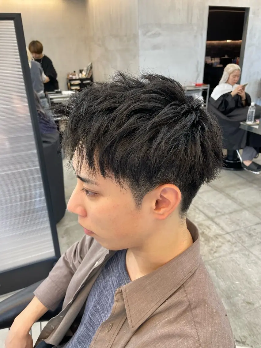 メンズ メンズショート カット パーマ メンズ指名No.1 ✂︎松本明日翔のヘアスタイル
