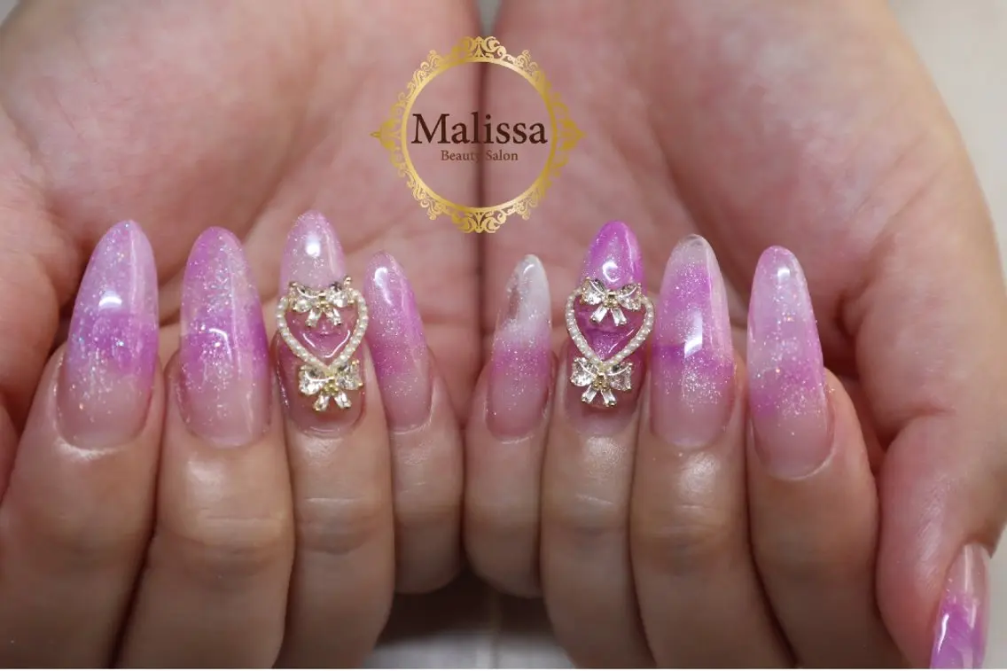 ネイル クリアネイル 大理石ネイル(マーブル) スカルプネイル ハンドネイル Malissa　 スカルプ&深爪歓迎◎のネイルデザイン
