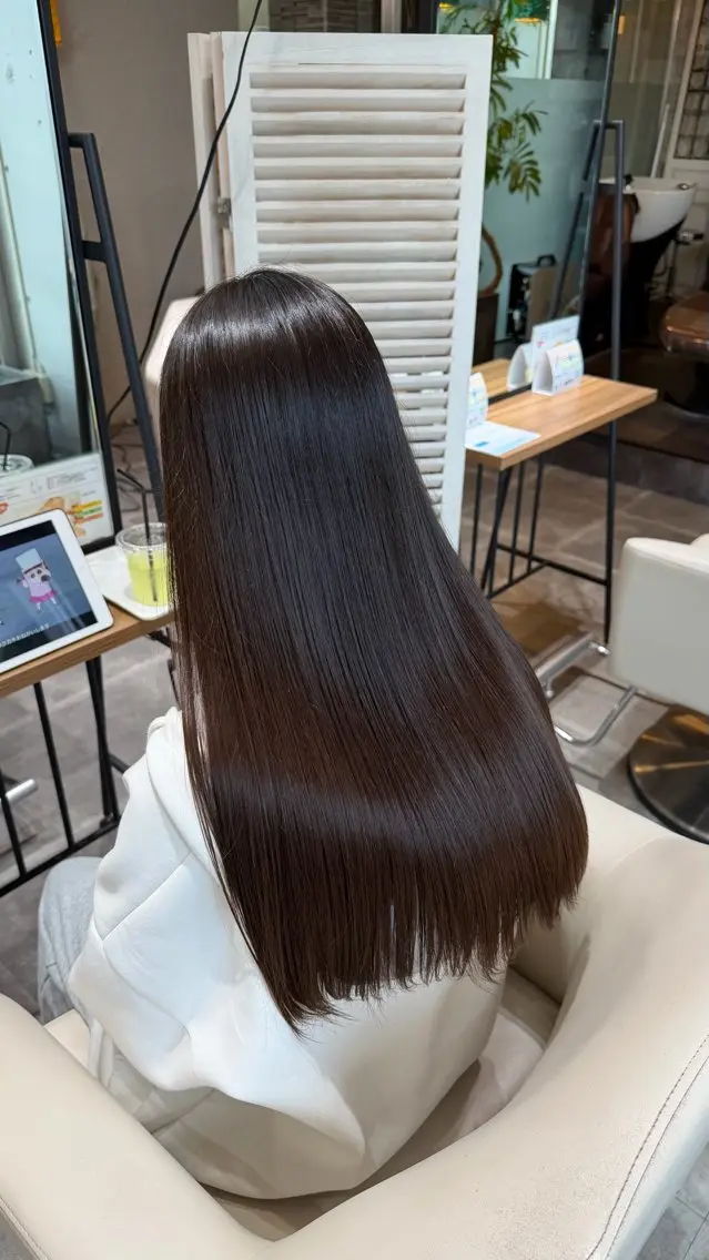 【美髪・艶髪】つるりんちょ酸熱トリートメント🫧🎀の写真