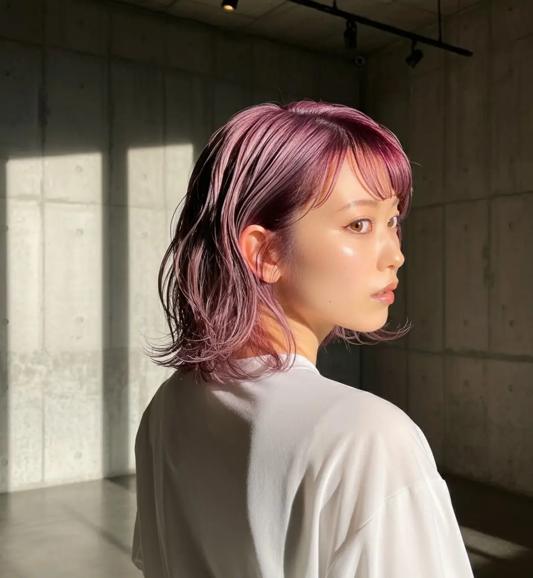 ミディアム ショート. ボブヘア専門店のヘアスタイル
