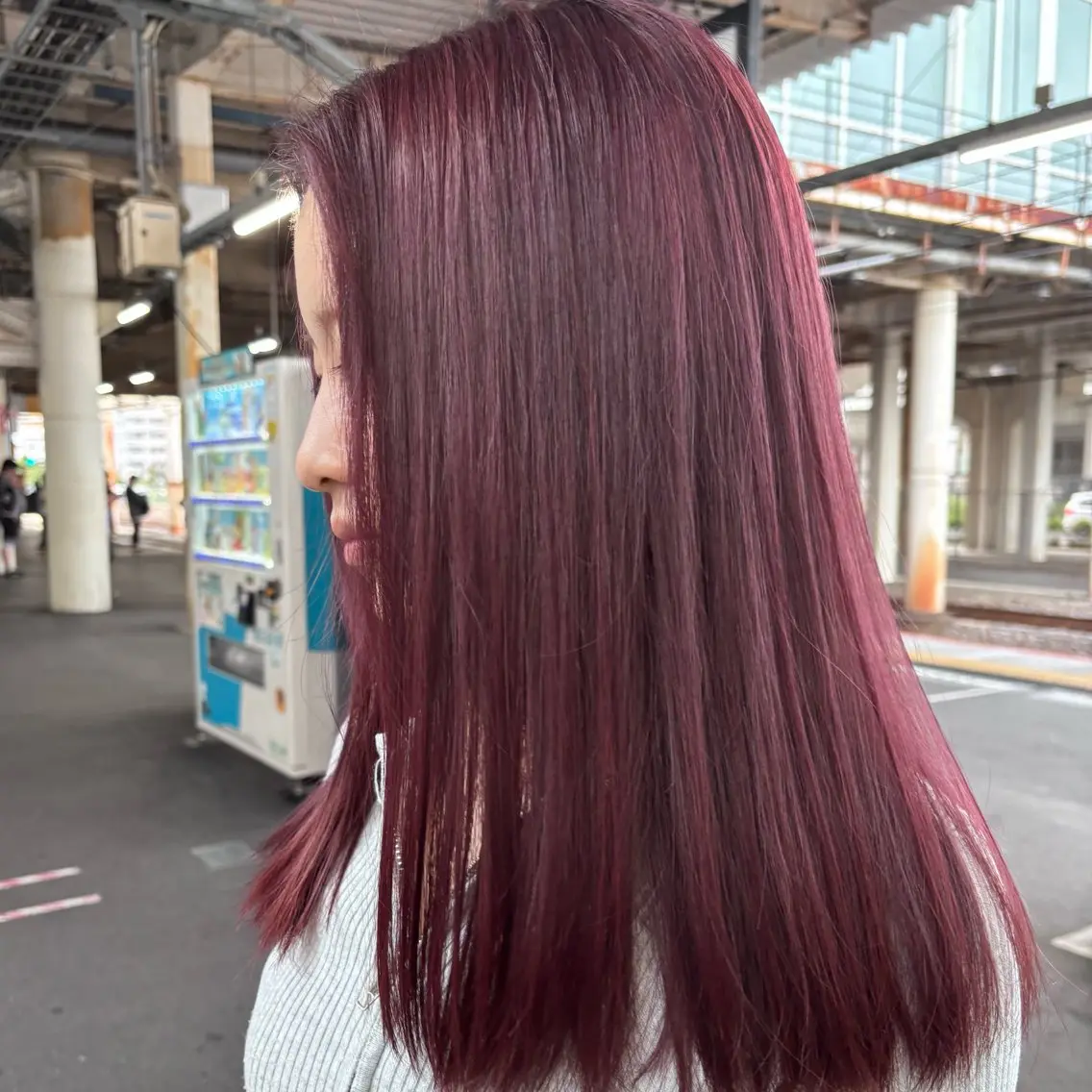 セミロング ヘアカラー トリートメント mana 💟ダブルカラー💟のヘアスタイル