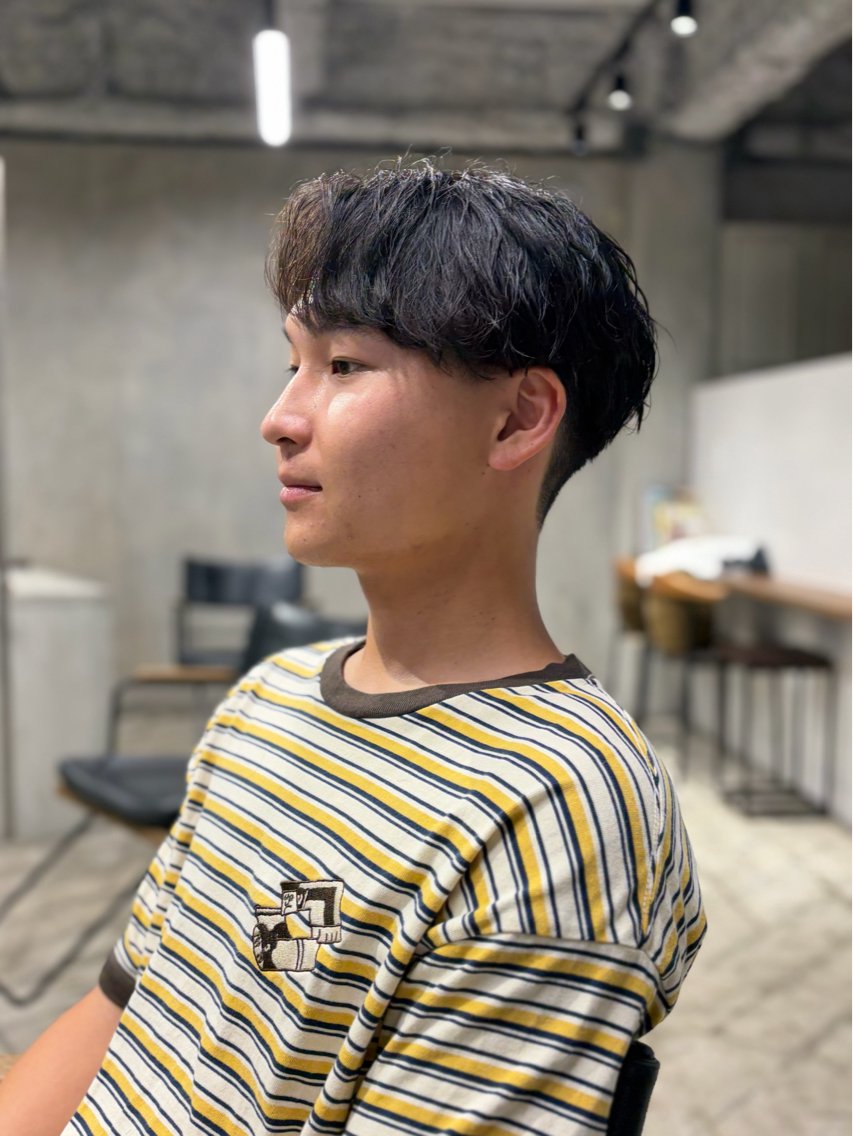 メンズ 溝渕 天馬のヘアスタイル