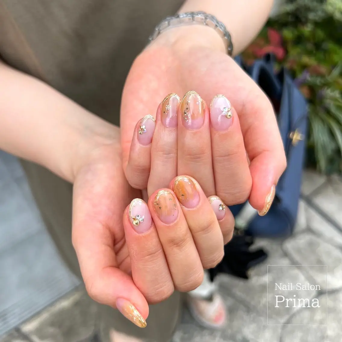 ミディアム ネイル SalonPrima 西院Nail&Eyeのネイルデザイン