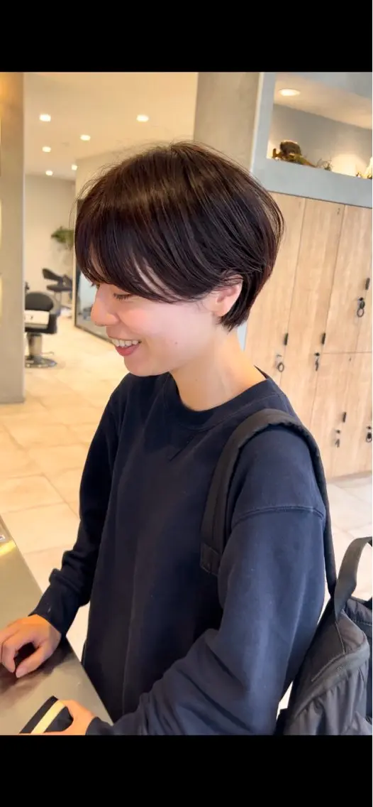 ショート 似合わせカット ショートヘア EARTH八潮 樋口のヘアスタイル