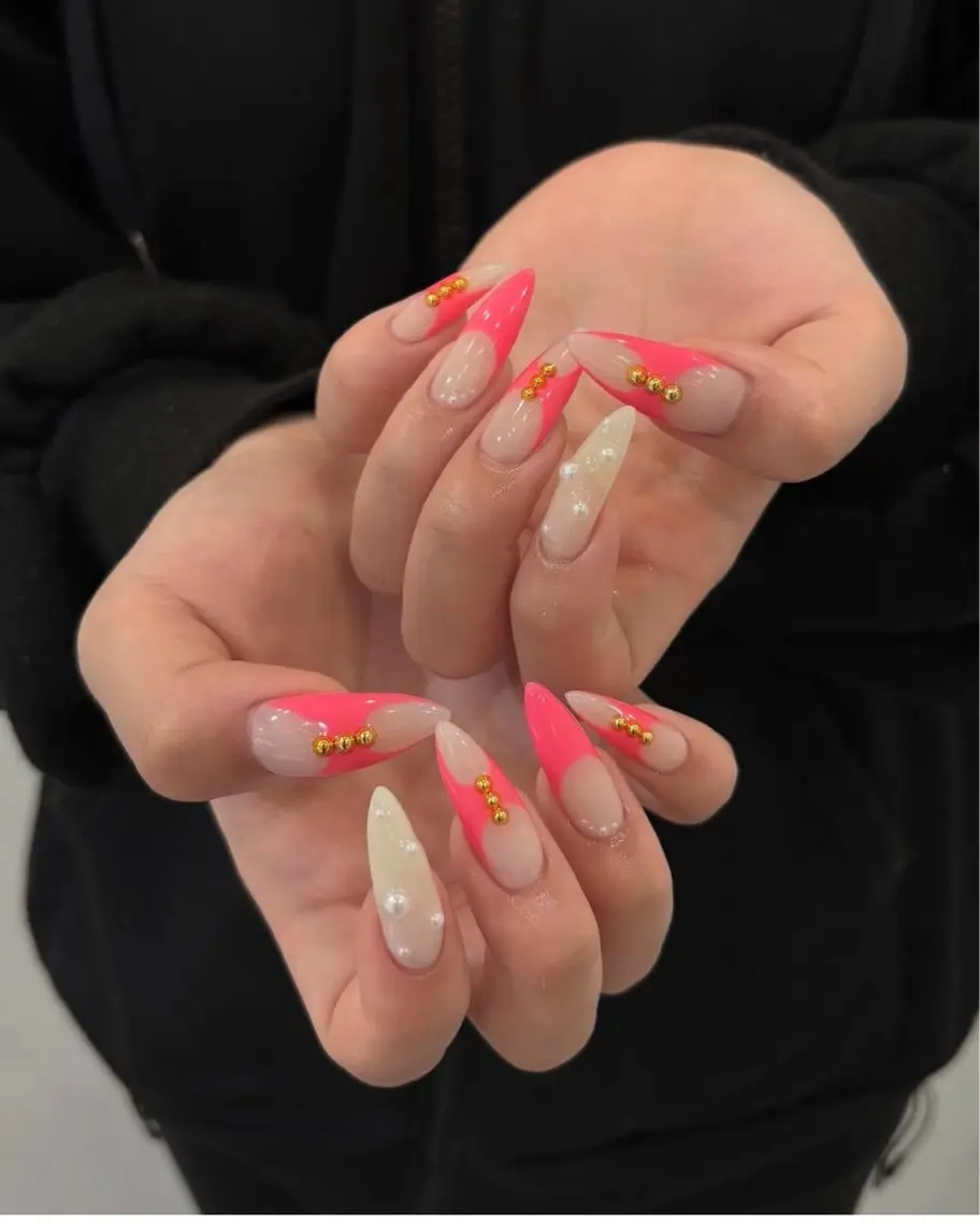 ネイル フレンチネイル グラデーション 韓国ネイル マグネットネイル シンプルネイル ハンドネイル CoMo Nailのネイルデザイン