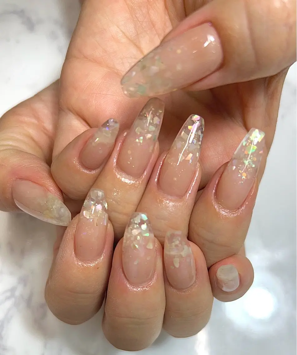ネイル 長さ出し ジェルネイル ハンドネイル one nailsalonのネイルデザイン