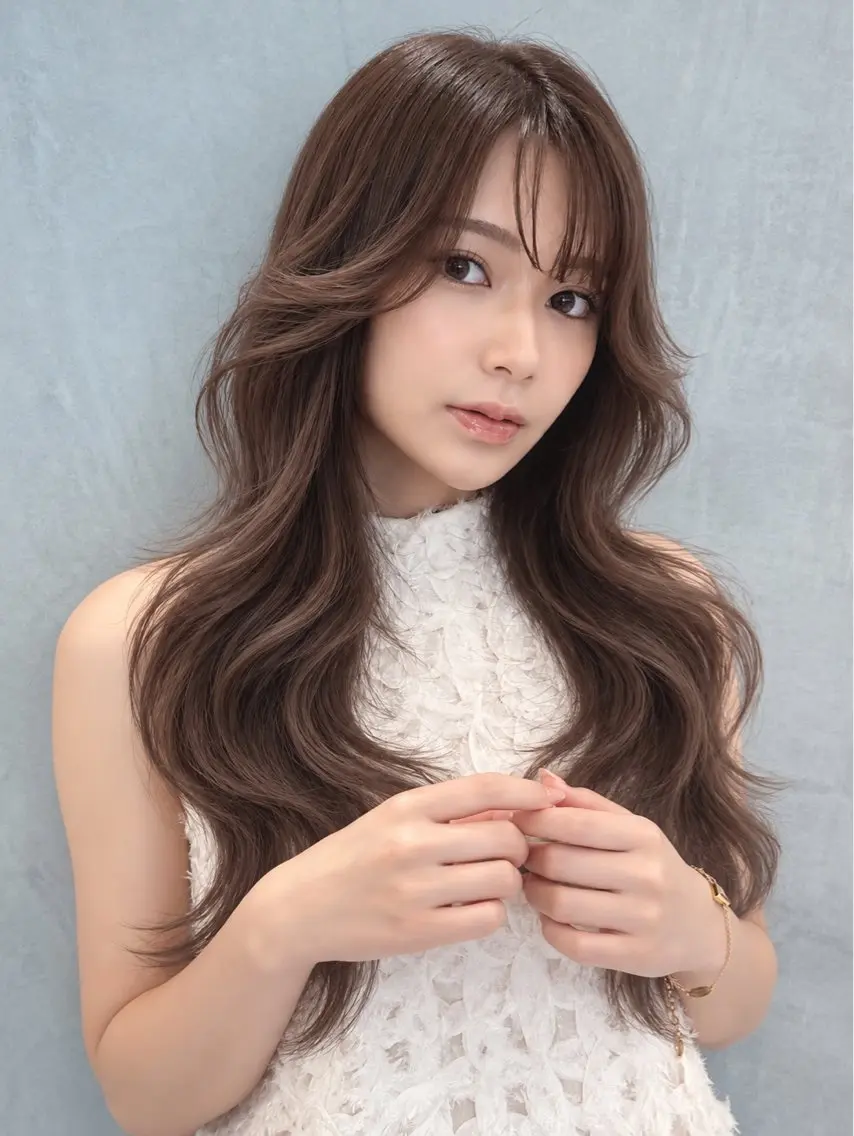 ロング カット ヘアカラー トリートメント レイヤー 翔のヘアスタイル