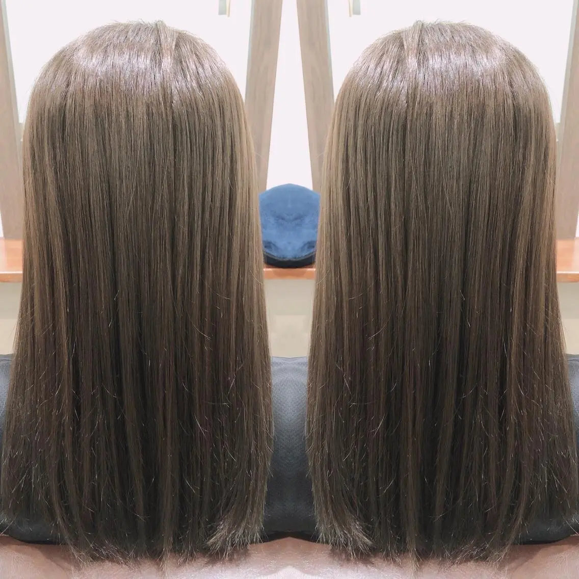 ロング カラー 透明感カラー 堀谷 彩花のヘアスタイル