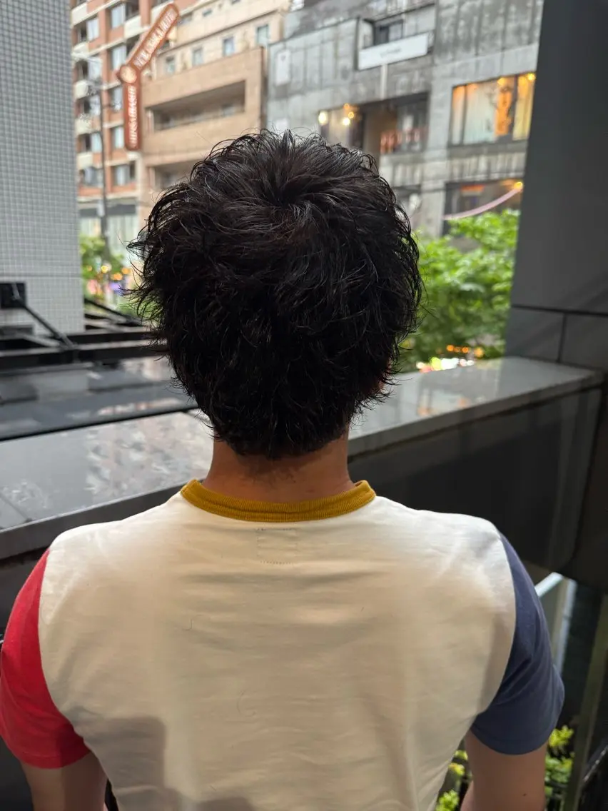 メンズ カット 河野 悠のヘアスタイル