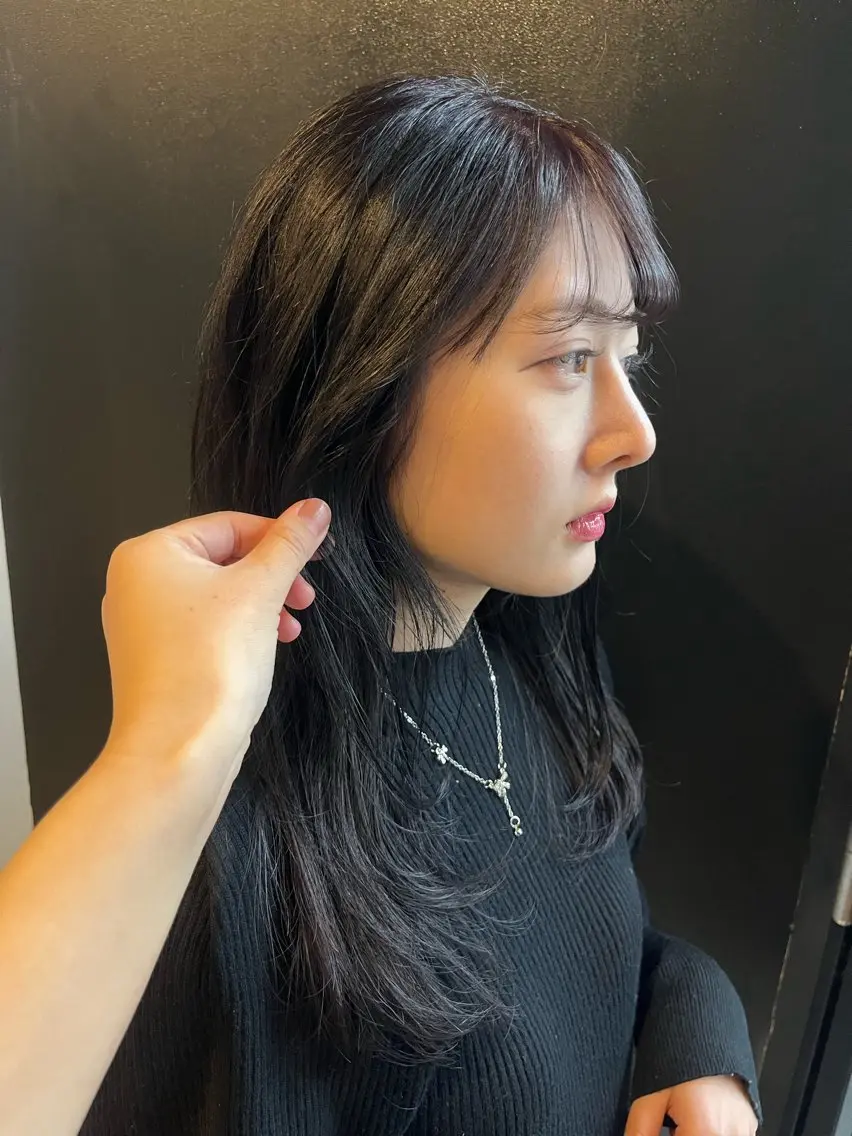 カラー koikiナチュラル オリーブカラー🦙のヘアスタイル