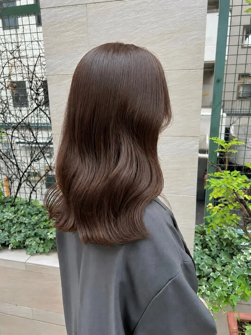 セミロング 永留 春香のヘアスタイル