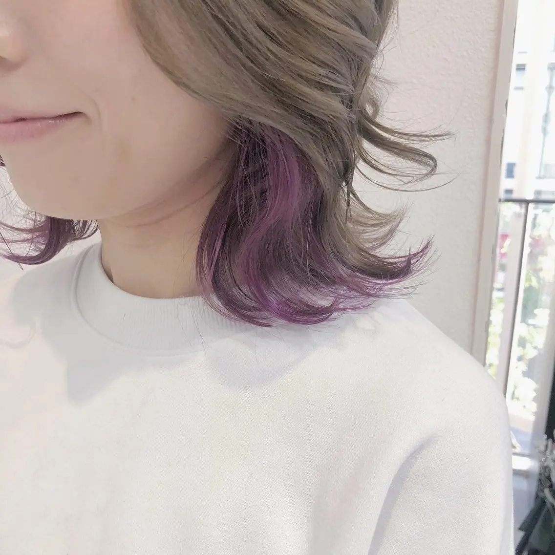 ショート カラー ヘアカラー gisel エリナのヘアスタイル