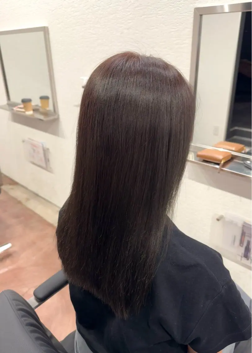 セミロング 山下 遼香のヘアスタイル