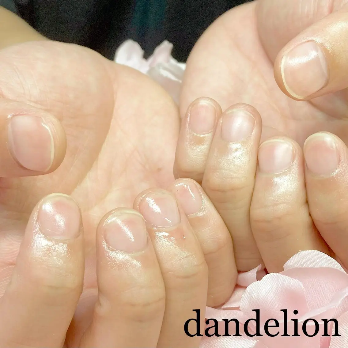 ネイル ハンドネイル ハンドケア dandelion ダンデライオンのネイルデザイン
