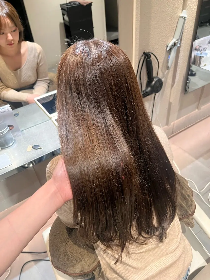 ロング カラー ナチュラルカラー/ 🤎のぞみのヘアスタイル