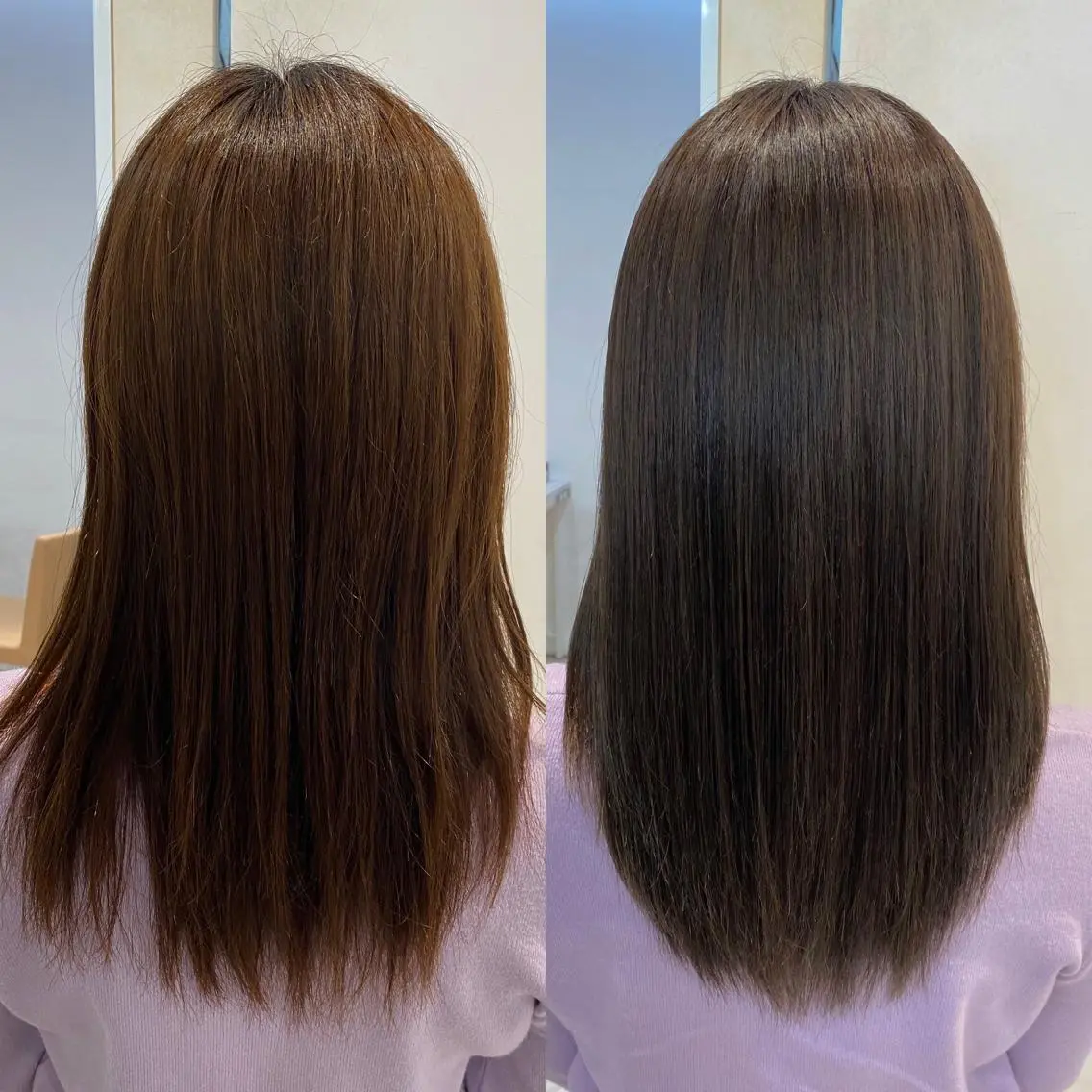ロング パーマ 顔まわりカット🌟 くびれヘア/寺門遥輝のヘアスタイル
