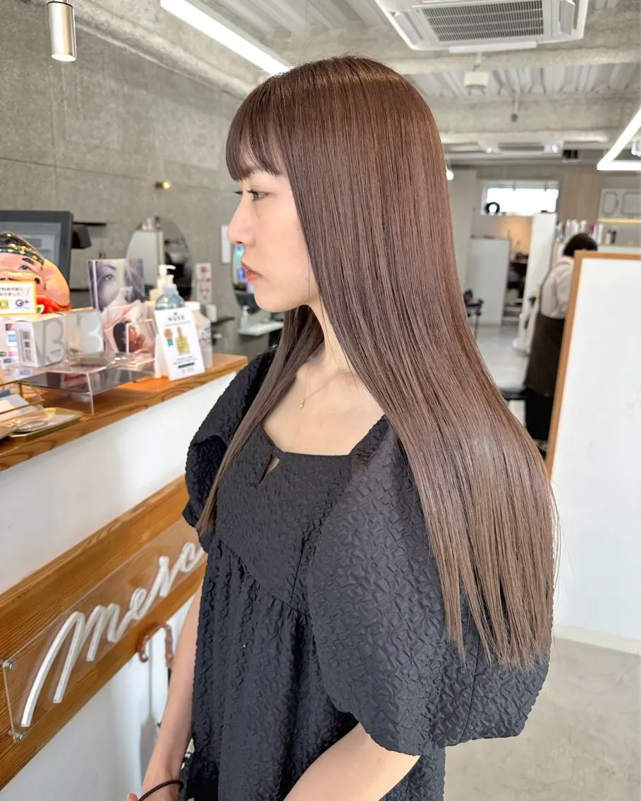 ロング カラー ヘアカラー トリートメント 八谷 将平のヘアスタイル